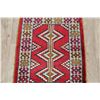 Image 3 : A WOOL HAND KNOTTED MALAYER ORIENTAL RUG.