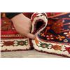 Image 12 : A WOOL HAND KNOTTED PICTORIAL AREA RUG.