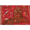Image 5 : A WOOL HAND KNOTTED PICTORIAL AREA RUG.