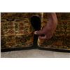 Image 12 : A WOOL HAND KNOTTED FLORAL ORIENTAL AREA RUG.