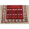 Image 5 : A WOOL HAND KNOTTED GABBEH ORIENTAL RUG.