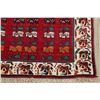 Image 6 : A WOOL HAND KNOTTED GABBEH ORIENTAL RUG.