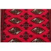 Image 4 : A WOOL HAND KNOTTED BALOUCH ORIENTAL AREA RUG.