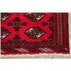 Image 6 : A WOOL HAND KNOTTED BALOUCH ORIENTAL AREA RUG.