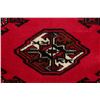 Image 7 : A WOOL HAND KNOTTED BALOUCH ORIENTAL AREA RUG.