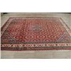 Image 11 : A WOOL HAND KNOTTED MEDALLION AREA RUG.
