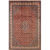 Image 1 : A WOOL HAND KNOTTED MEDALLION AREA RUG.