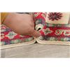 Image 11 : A WOOL HAND KNOTTED KAZAK ORIENTAL AREA RUG.