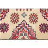 Image 4 : A WOOL HAND KNOTTED KAZAK ORIENTAL AREA RUG.