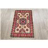 Image 7 : A WOOL HAND KNOTTED KAZAK ORIENTAL AREA RUG.