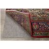 Image 10 : A WOOL HAND KNOTTED FLORAL ORIENTAL AREA RUG.