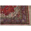 Image 6 : A WOOL HAND KNOTTED FLORAL ORIENTAL AREA RUG.