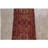 Image 2 : A WOOL HAND KNOTTED GHARAJEH ORIENTAL RUG RUNNER.
