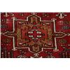 Image 5 : A WOOL HAND KNOTTED GHARAJEH ORIENTAL RUG RUNNER.