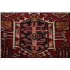 Image 7 : A WOOL HAND KNOTTED GHARAJEH ORIENTAL RUG RUNNER.