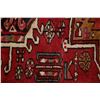 Image 8 : A WOOL HAND KNOTTED GHARAJEH ORIENTAL RUG RUNNER.
