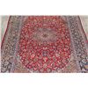 Image 3 : A WOOL HAND KNOTTED FLORAL ORIENTAL AREA RUG.