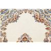 Image 11 : A WOOL HAND KNOTTED FLORAL MEDALLION AREA RUG.