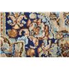 Image 4 : A WOOL HAND KNOTTED FLORAL MEDALLION AREA RUG.