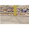 Image 9 : A WOOL HAND KNOTTED FLORAL MEDALLION AREA RUG.
