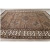 Image 8 : A WOOL HAND KNOTTED ORIENTAL AREA RUG.