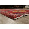 Image 11 : A WOOL HAND KNOTTED HERIZ ORIENTAL RUG RUNNER.