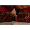 Image 12 : A WOOL HAND KNOTTED HERIZ ORIENTAL RUG RUNNER.