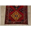 Image 5 : A WOOL HAND KNOTTED HERIZ ORIENTAL RUG RUNNER.
