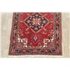 Image 5 : A WOOL HAND KNOTTED ORIENTAL AREA RUG.
