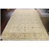 Image 2 : A WOOL HAND KNOTTED OUSHAK ORIENTAL AREA RUG.
