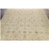 Image 3 : A WOOL HAND KNOTTED OUSHAK ORIENTAL AREA RUG.