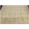 Image 5 : A WOOL HAND KNOTTED OUSHAK ORIENTAL AREA RUG.