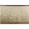 Image 9 : A WOOL HAND KNOTTED OUSHAK ORIENTAL AREA RUG.