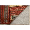 Image 10 : A WOVEN HAND KNOTTED ORIENTAL KILIM RUNNER.