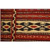 Image 5 : A WOVEN HAND KNOTTED ORIENTAL KILIM RUNNER.