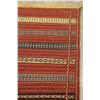 Image 7 : A WOVEN HAND KNOTTED ORIENTAL KILIM RUNNER.
