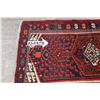 Image 12 : A WOOL HAND KNOTTED MALAYER ORIENTAL RUG.
