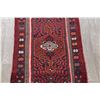 Image 4 : A WOOL HAND KNOTTED MALAYER ORIENTAL RUG.