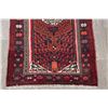 Image 7 : A WOOL HAND KNOTTED MALAYER ORIENTAL RUG.