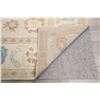 Image 10 : A WOOL HAND KNOTTED OUSHAK ORIENTAL AREA RUG.