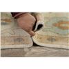Image 12 : A WOOL HAND KNOTTED OUSHAK ORIENTAL AREA RUG.