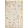 Image 1 : A WOOL HAND KNOTTED OUSHAK ORIENTAL AREA RUG.