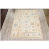 Image 2 : A WOOL HAND KNOTTED OUSHAK ORIENTAL AREA RUG.