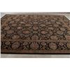 Image 9 : A WOOL HAND KNOTTED FLORAL ORIENTAL AREA RUG.