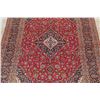 Image 3 : A WOOL HAND KNOTTED FLORAL ORIENTAL AREA RUG.