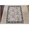Image 2 : A WOOL HAND KNOTTED FLORAL ORIENTAL AREA RUG.