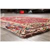 Image 11 : A WOOL HAND KNOTTED ABADEH ORIENTAL AREA RUG.
