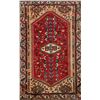 Image 1 : A WOOL HAND KNOTTED ABADEH ORIENTAL AREA RUG.