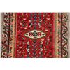 Image 4 : A WOOL HAND KNOTTED ABADEH ORIENTAL AREA RUG.