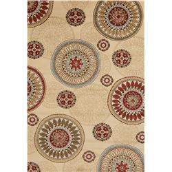 A WOOL HAND KNOTTED FLORAL TURKISH AREA RUG.